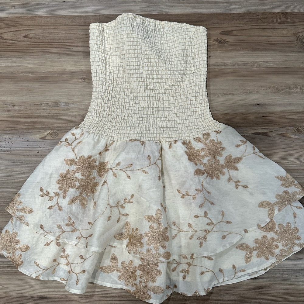 EUC Ramy Brook Estrella Strapless Minidress womens XS